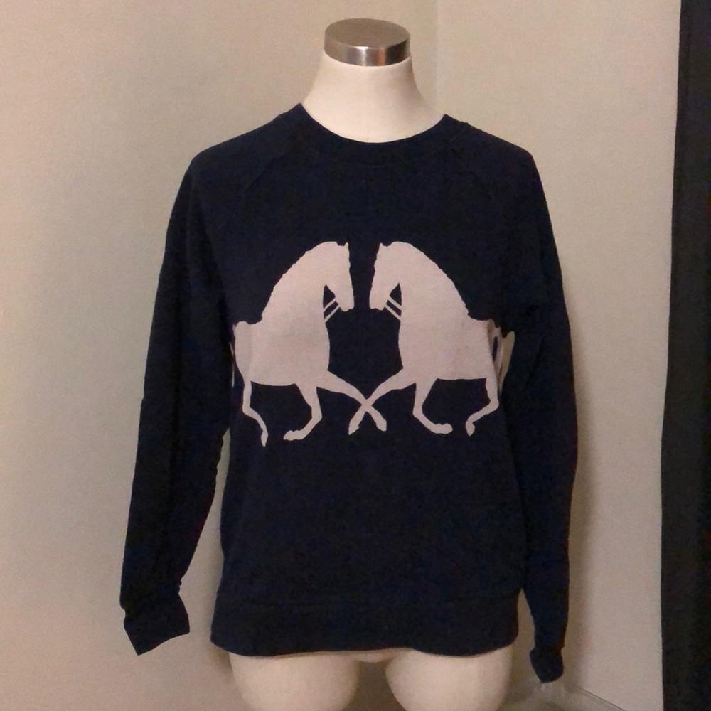 Jcrew horse sweatshirt